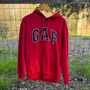 GAP Bold Red Logo Hoodie